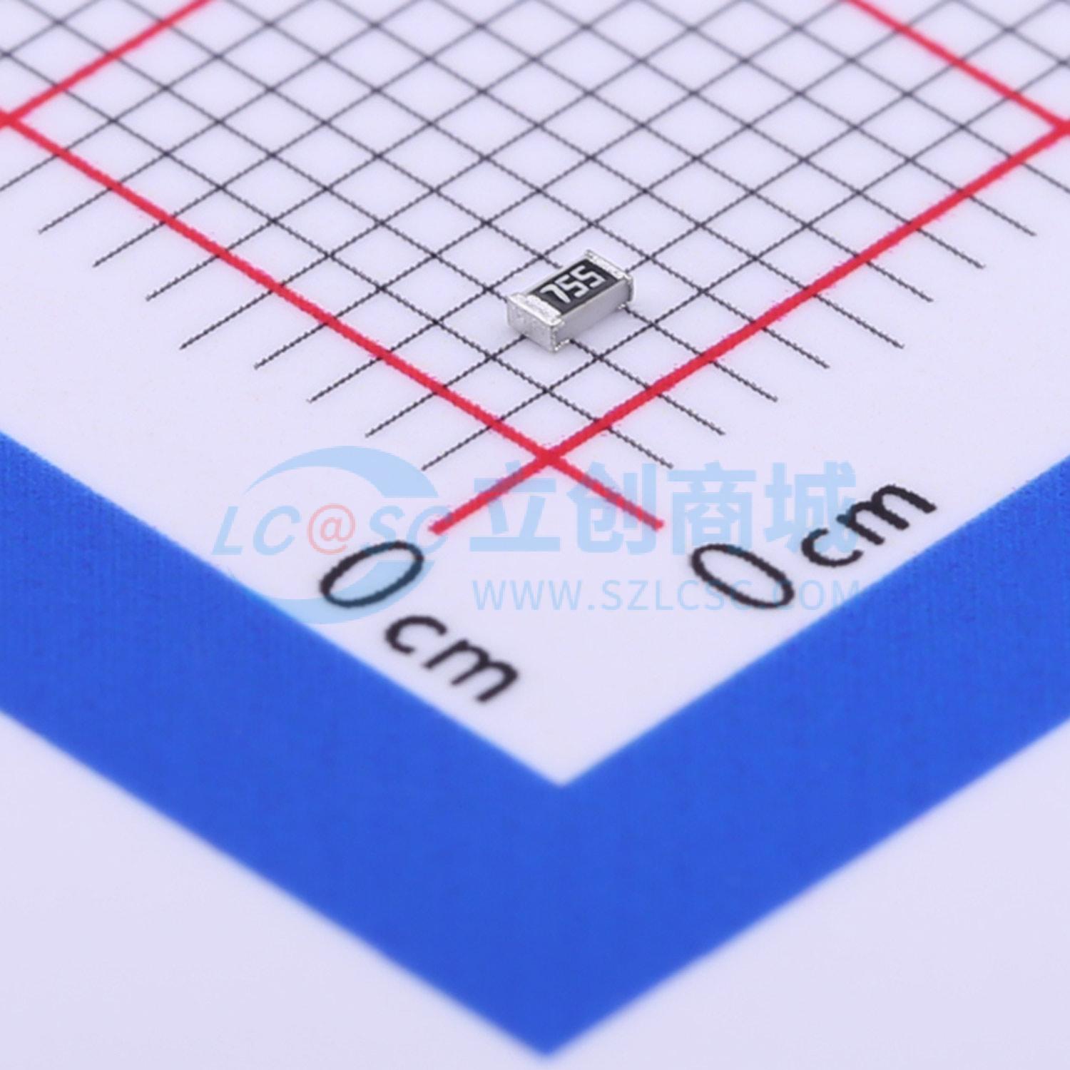点击查看大图 ERJ3GEYJ755V实物图