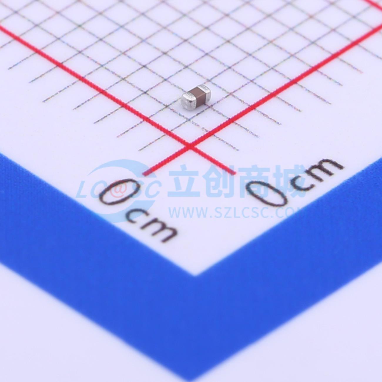 点击查看大图 TCC0402X7R823K160AT实物图