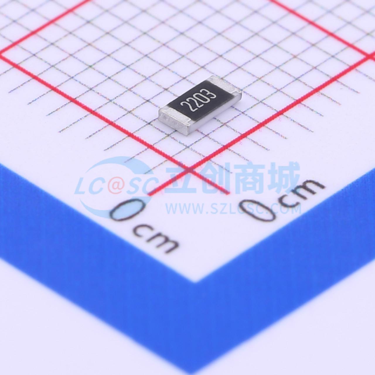 点击查看大图 RMC1206220K1%N实物图