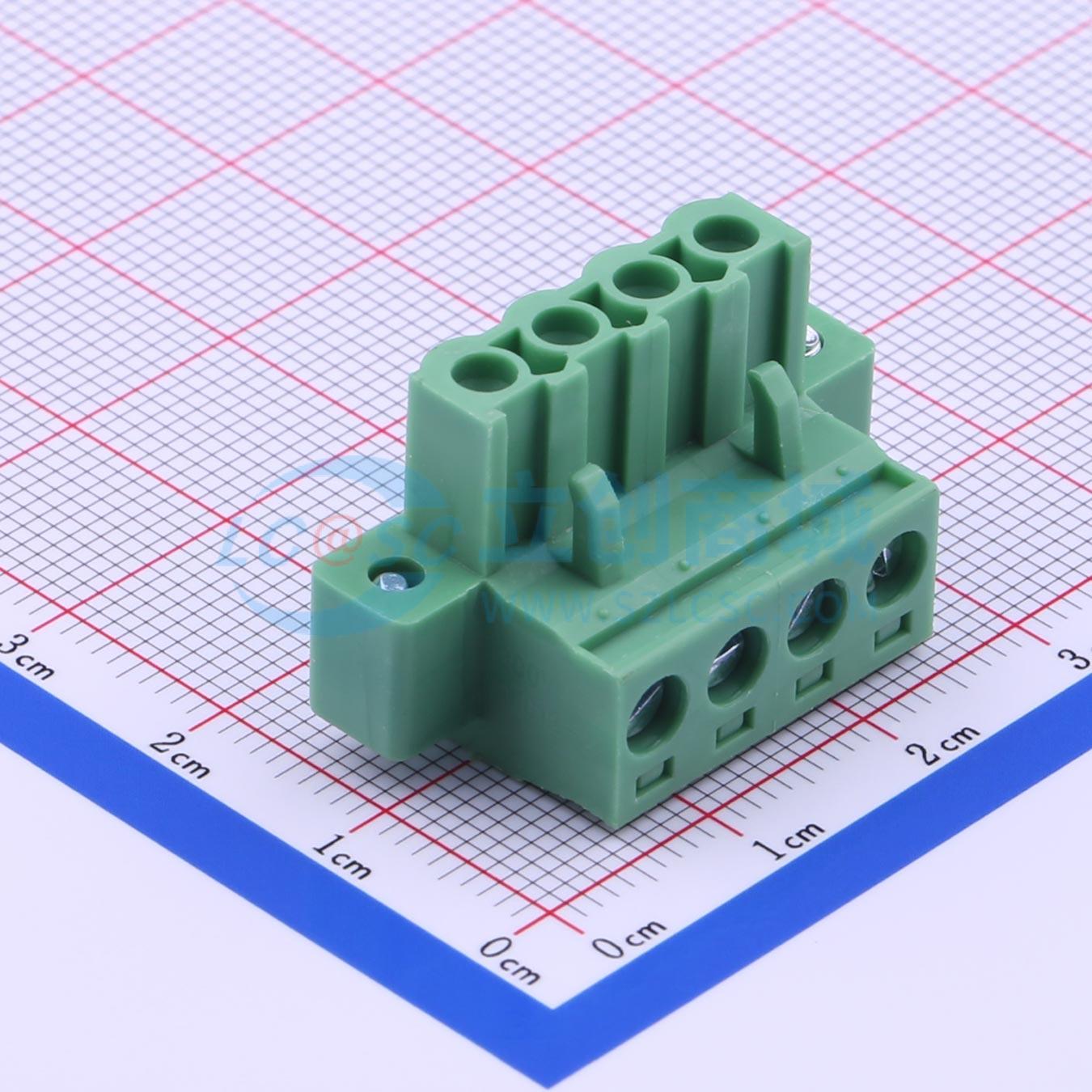 点击查看大图 DB2EKM-5.08-4P-GN-S实物图