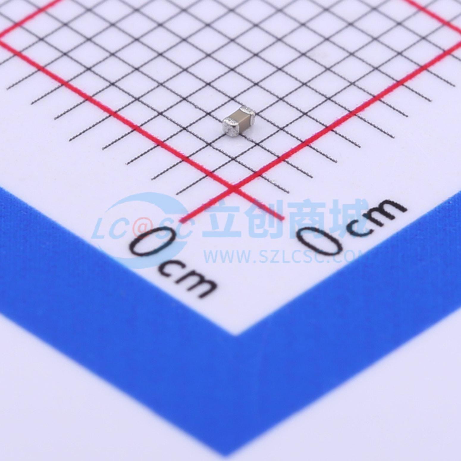 点击查看大图 0402F103Z500CT实物图