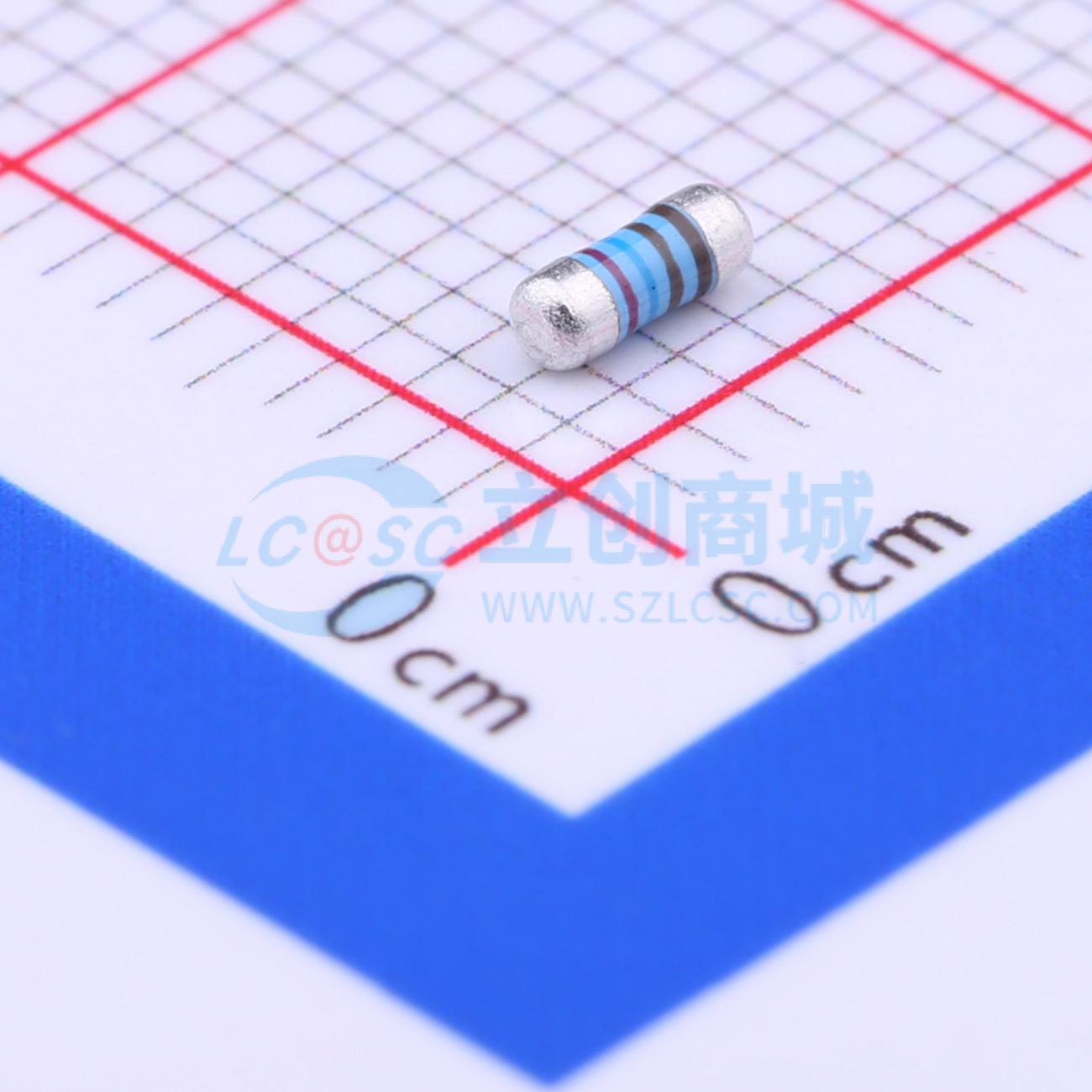 点击查看大图 MELF-MFR02041/4WS2.61KΩFT50实物图