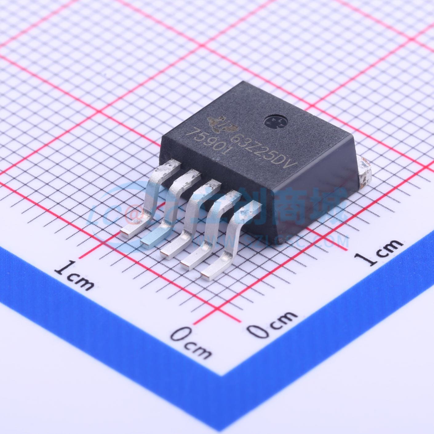 点击查看大图 TPS75901KTTR实物图
