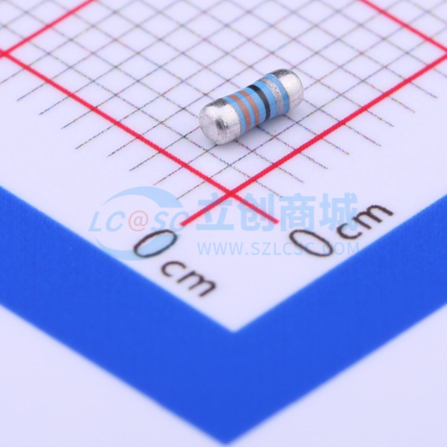 点击查看大图 MELF-MFR02041/4WS3.3ΩFT50实物图