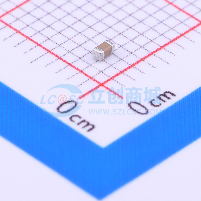 点击查看大图 0603B332J500CT实物图