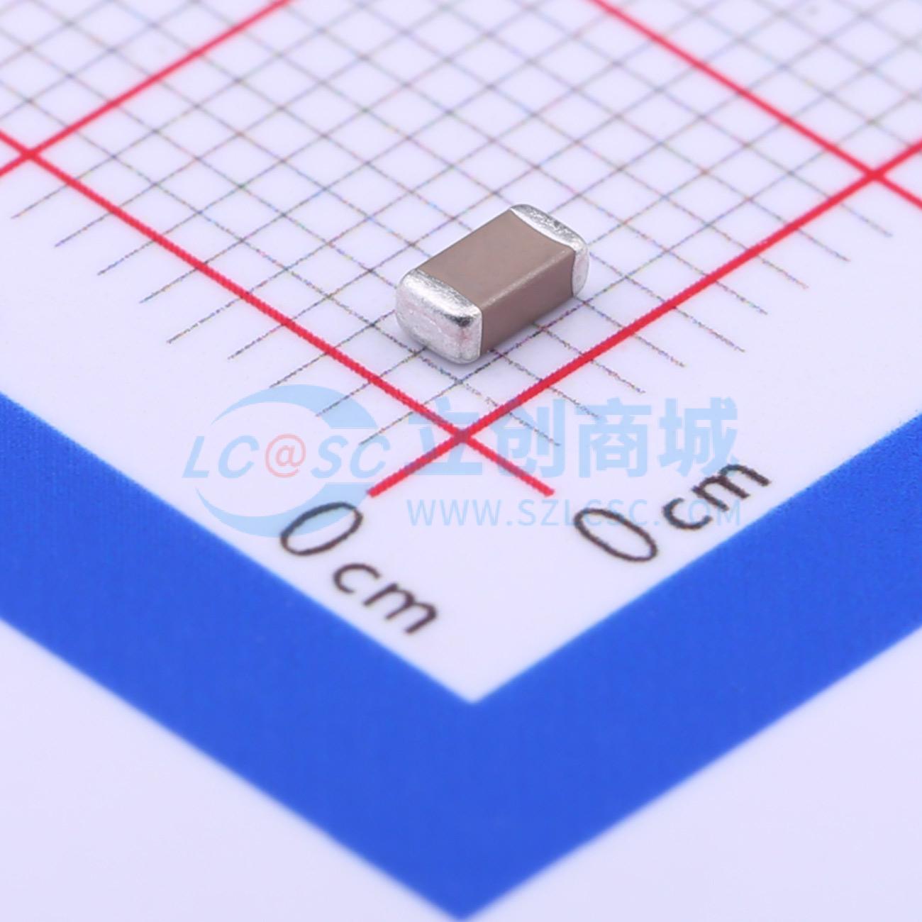 点击查看大图 TCC1206X7R682K102FT实物图