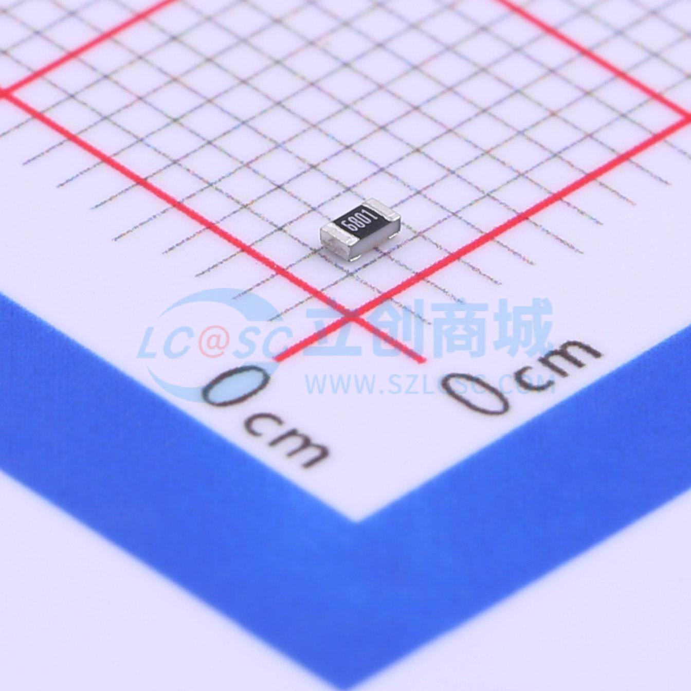 点击查看大图 HPCR0603F6K80K9实物图