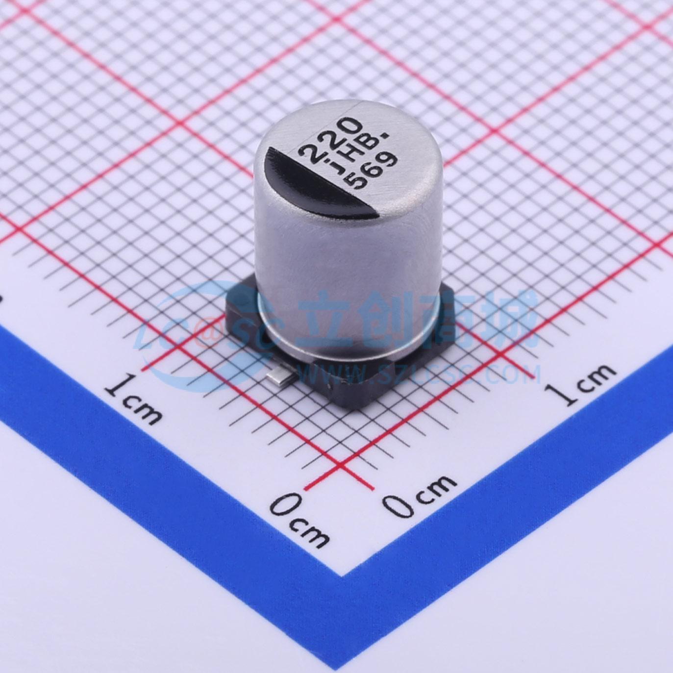 点击查看大图 EEEHB0J221AP实物图