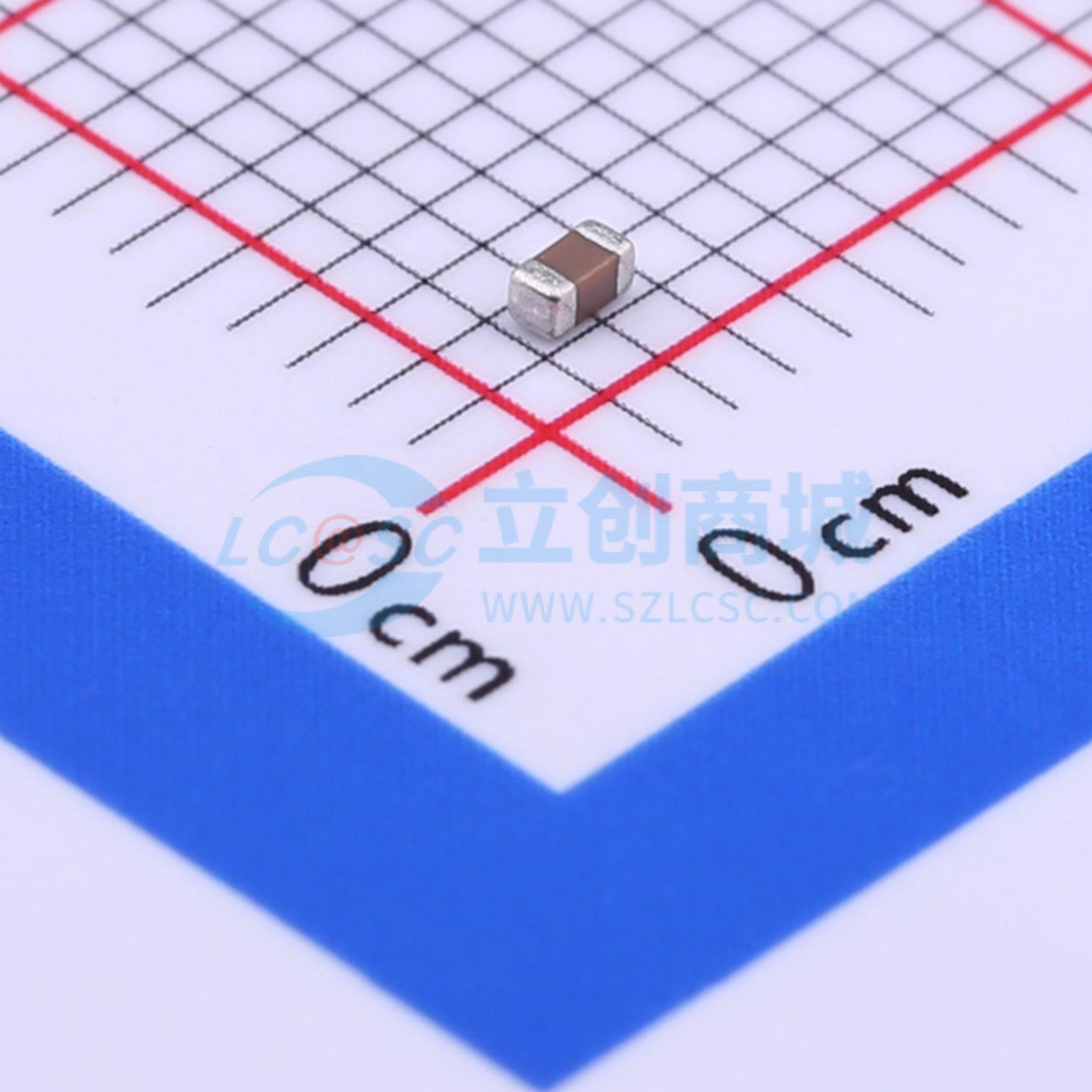 点击查看大图 0603F104Z160CT实物图