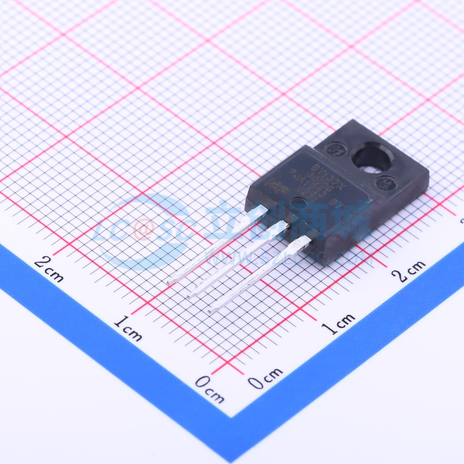 点击查看大图 BT137X-600/DG,127实物图