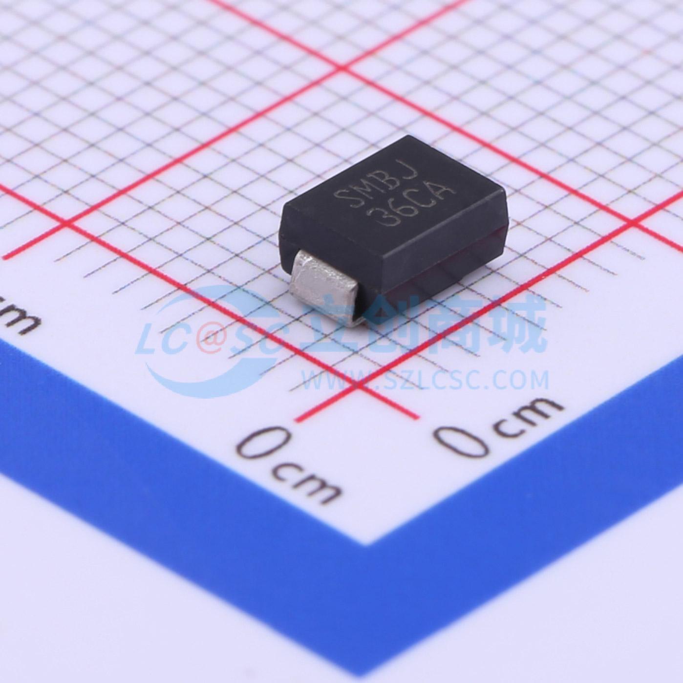 点击查看大图 SMBJ36CA实物图