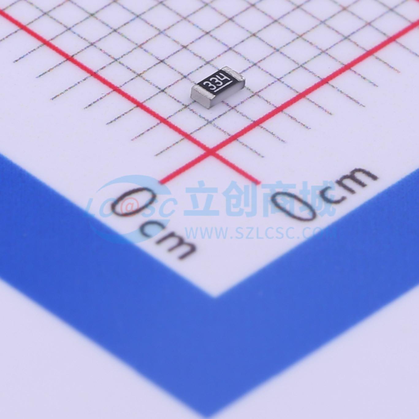 点击查看大图 AECR0603F330KK9实物图