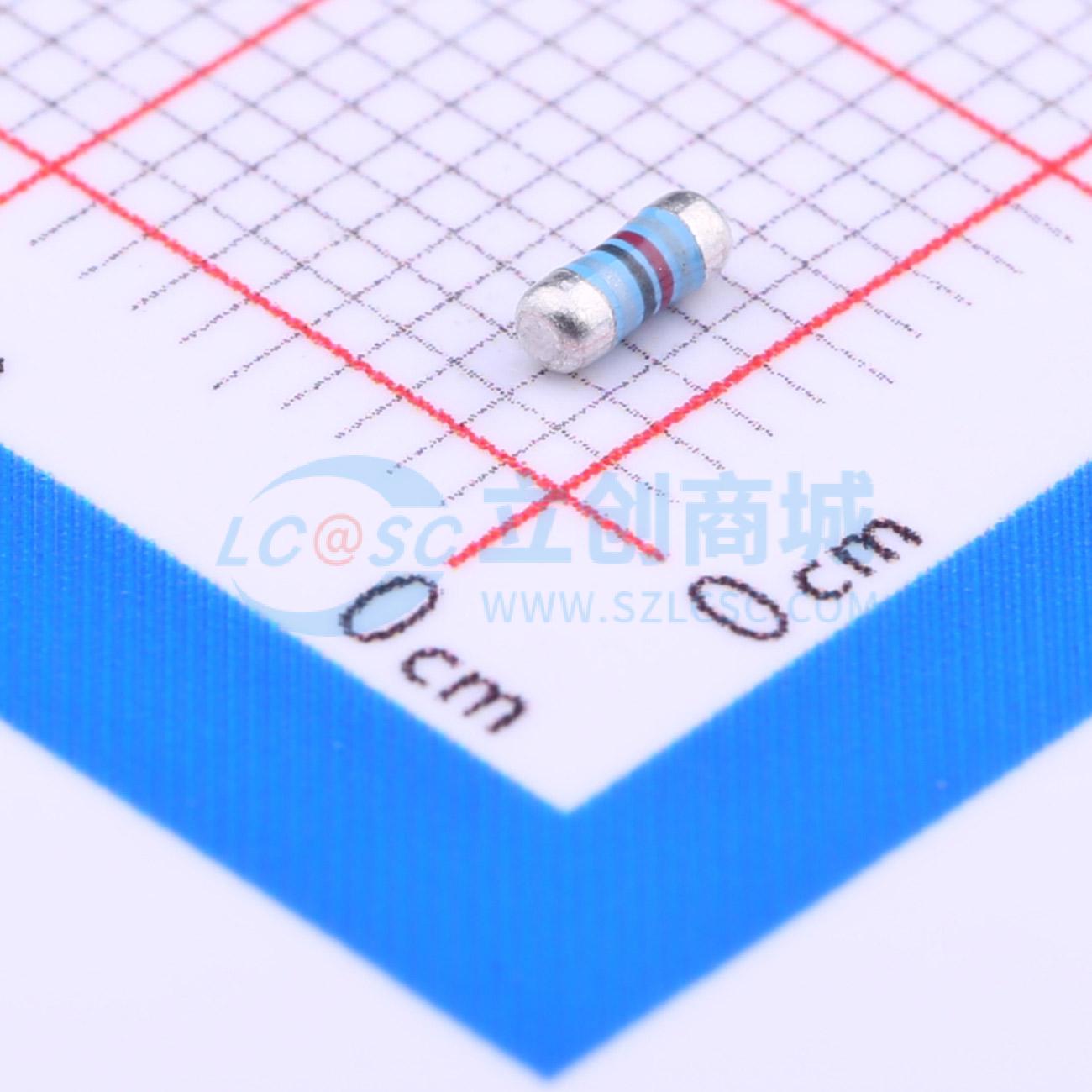 点击查看大图 MELF-MFR02041/4WS8.2ΩFT50实物图