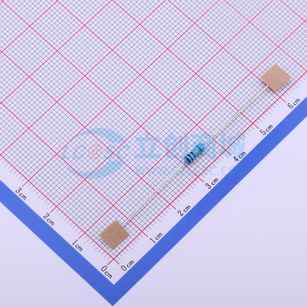 点击查看大图 RN 1/4W 10R D T/B A1实物图