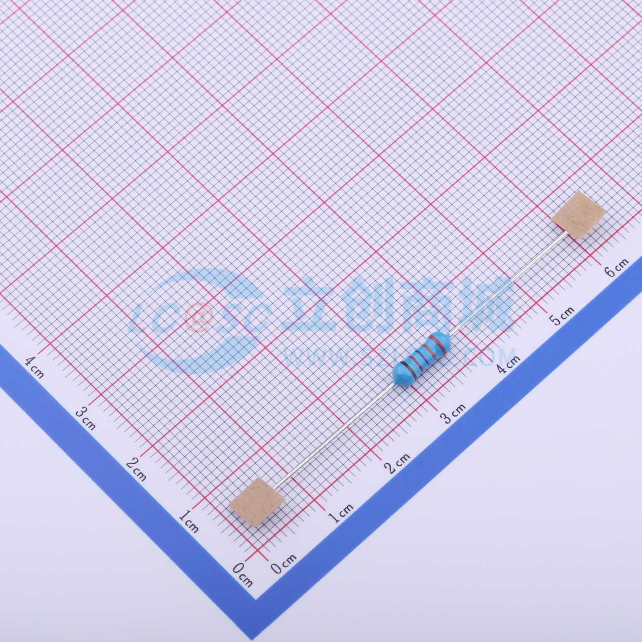 点击查看大图 RN1/2W23.7KΩFT/BA1实物图