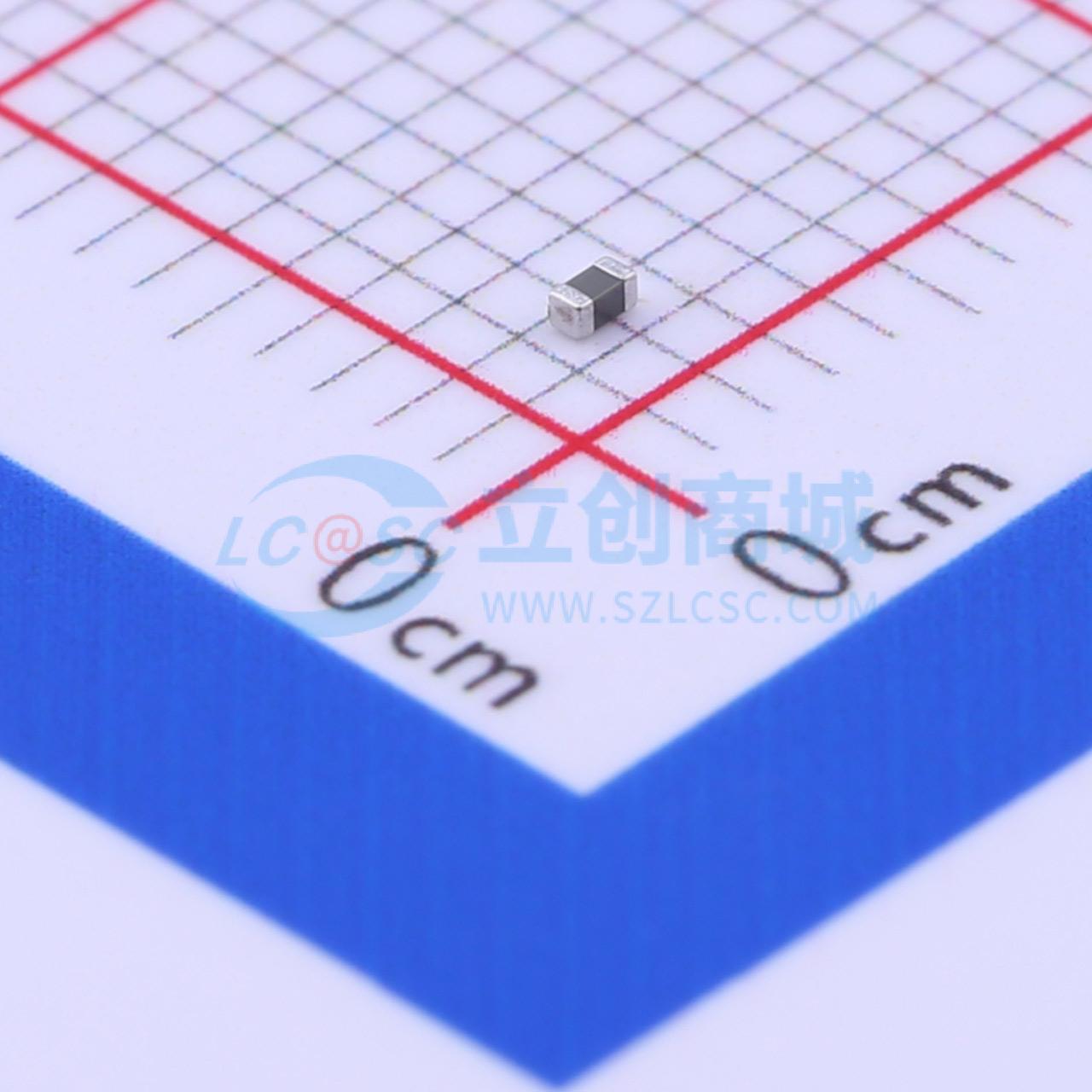 点击查看大图 C0402X7T105M6R3NTB实物图