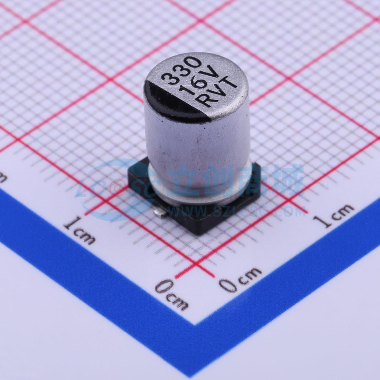 点击查看大图 RVT1C331M0810实物图