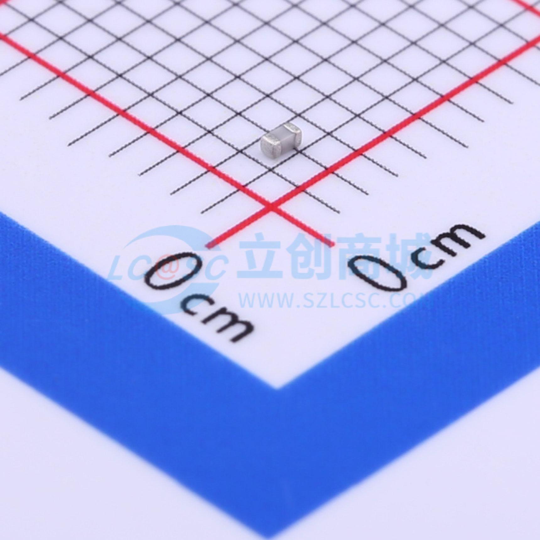 点击查看大图 0402N150J500CT实物图