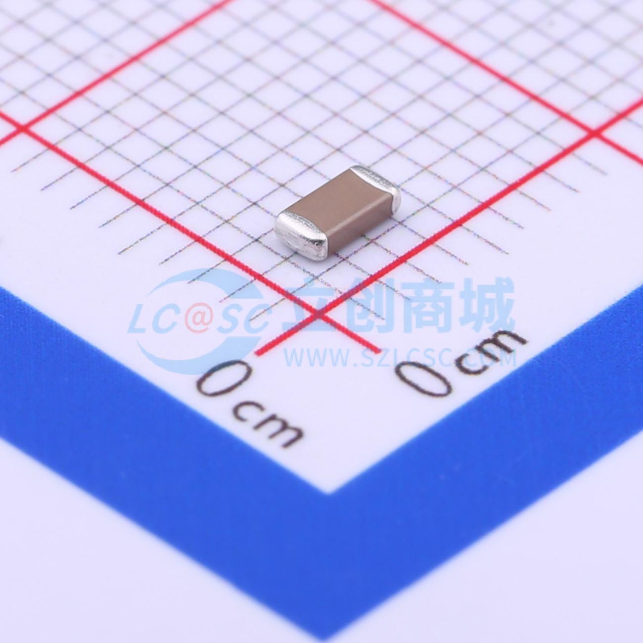 点击查看大图 TCC1206X7R221K500DT实物图