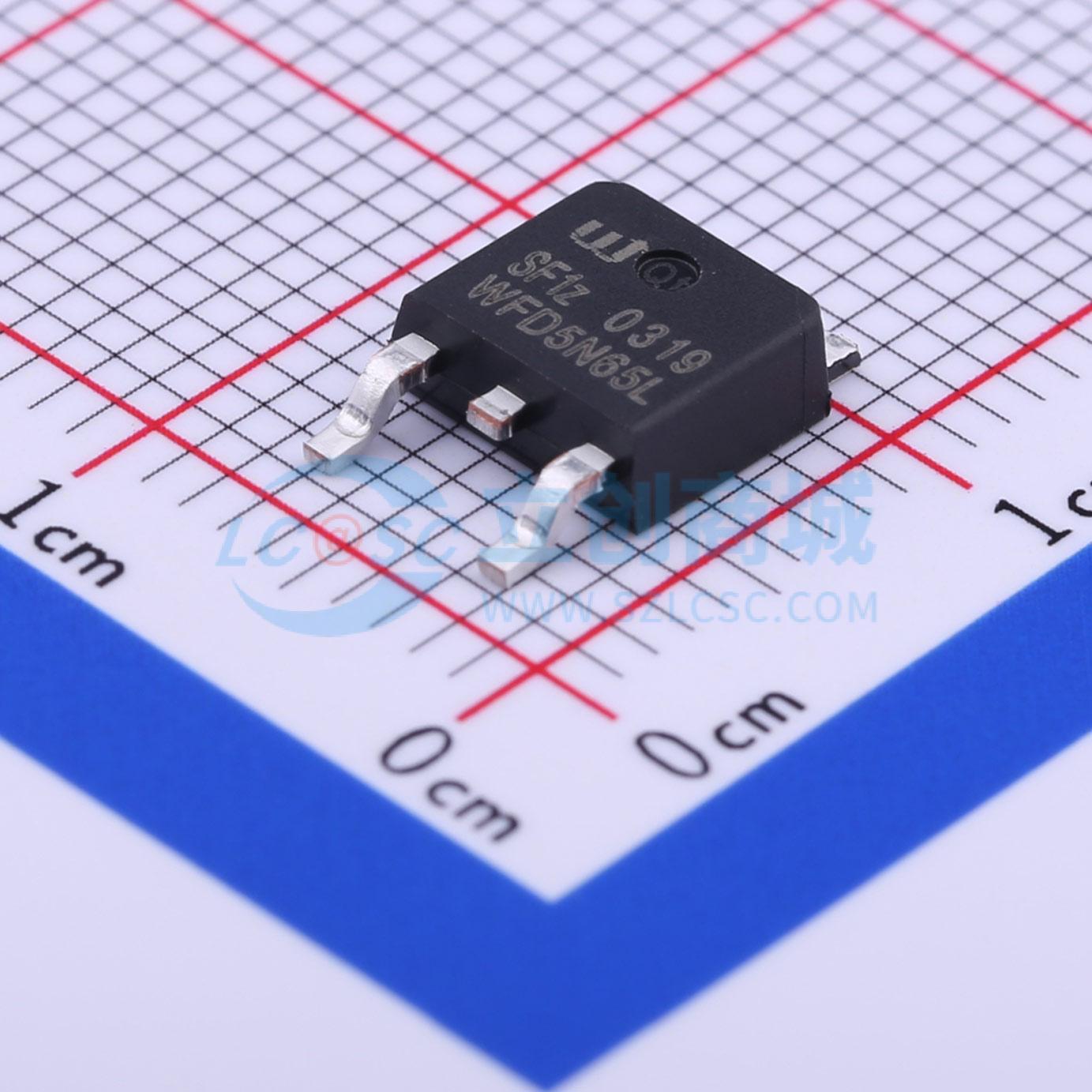 点击查看大图 WFD5N65L实物图