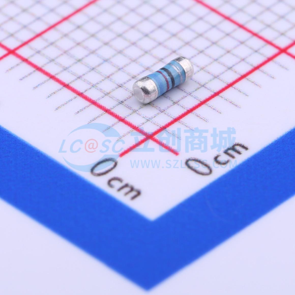 点击查看大图 MELF-MFR02041/4WS6.2ΩFT50实物图