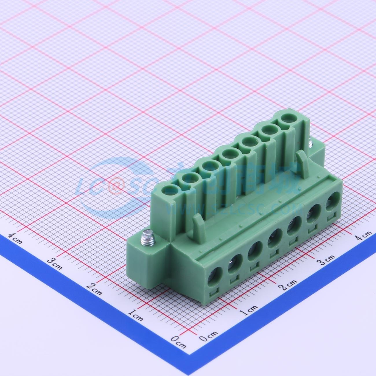 点击查看大图 DB2EKM-5.08-7P-GN-S实物图