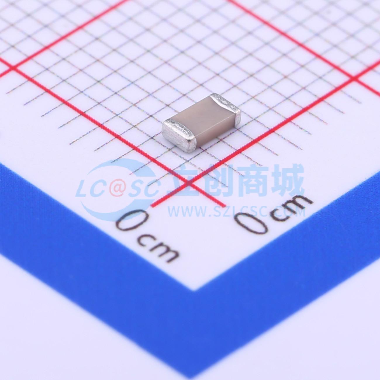 点击查看大图 TCC1206COG100J500DT实物图