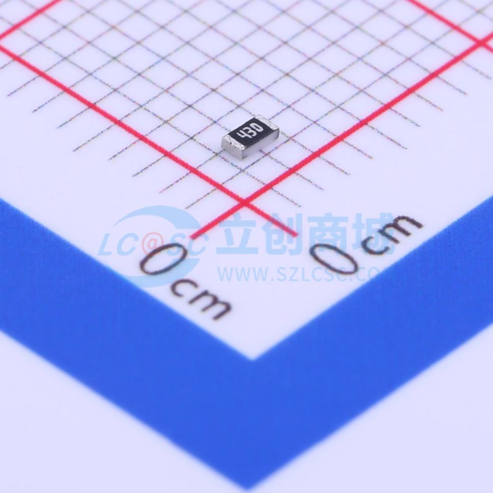 点击查看大图 MCR03ERTJ430实物图