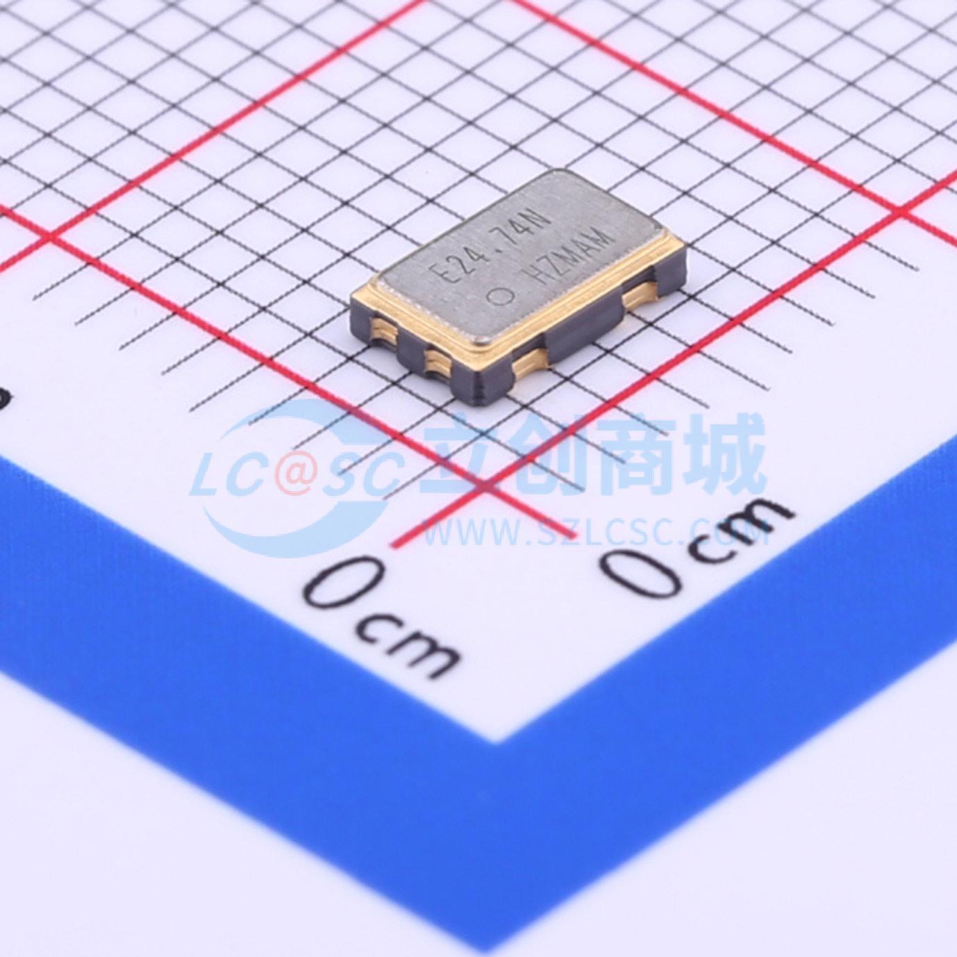 点击查看大图 SG-8018CB 24.745600MHz TJHSA实物图