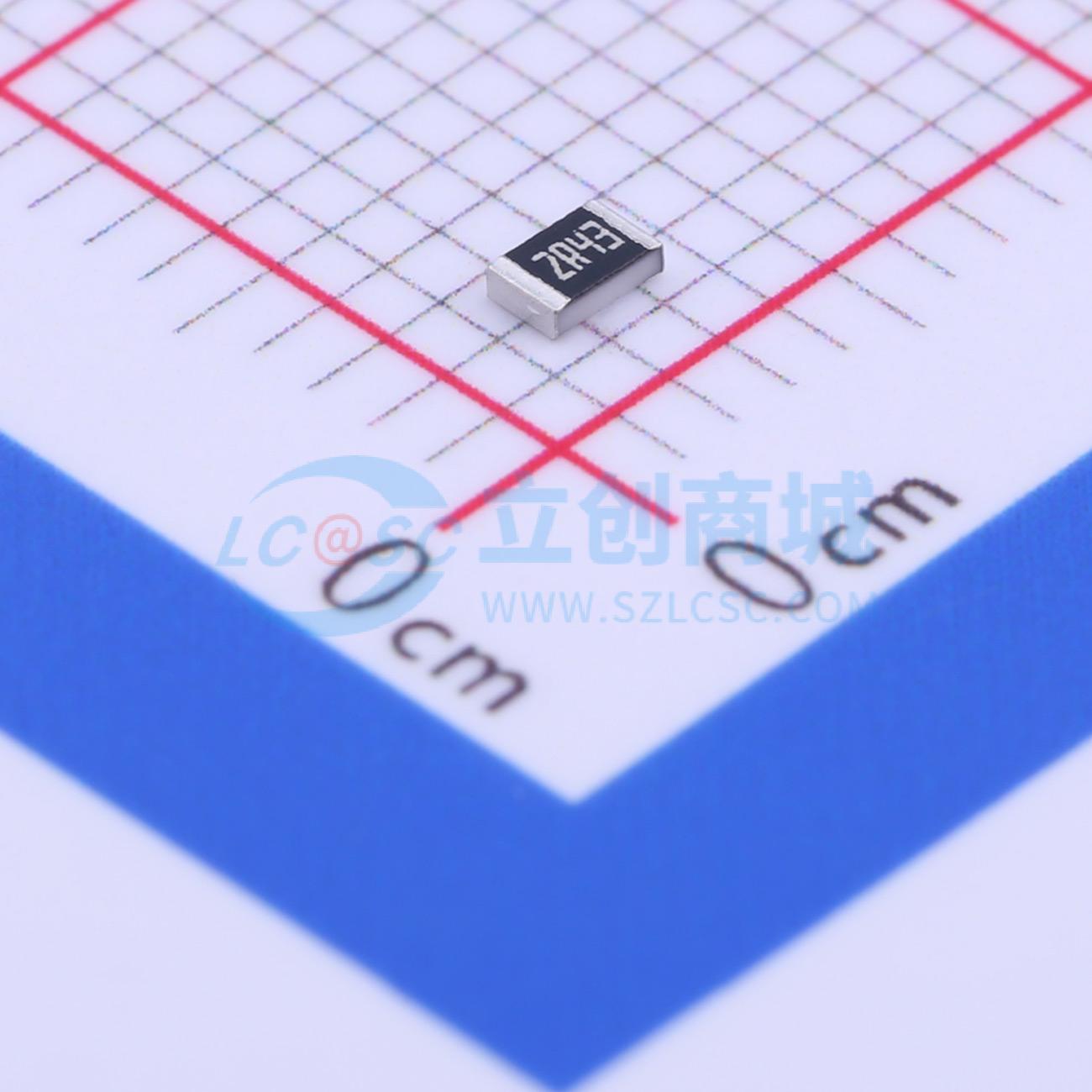 点击查看大图 AC0805FR-072R43L实物图