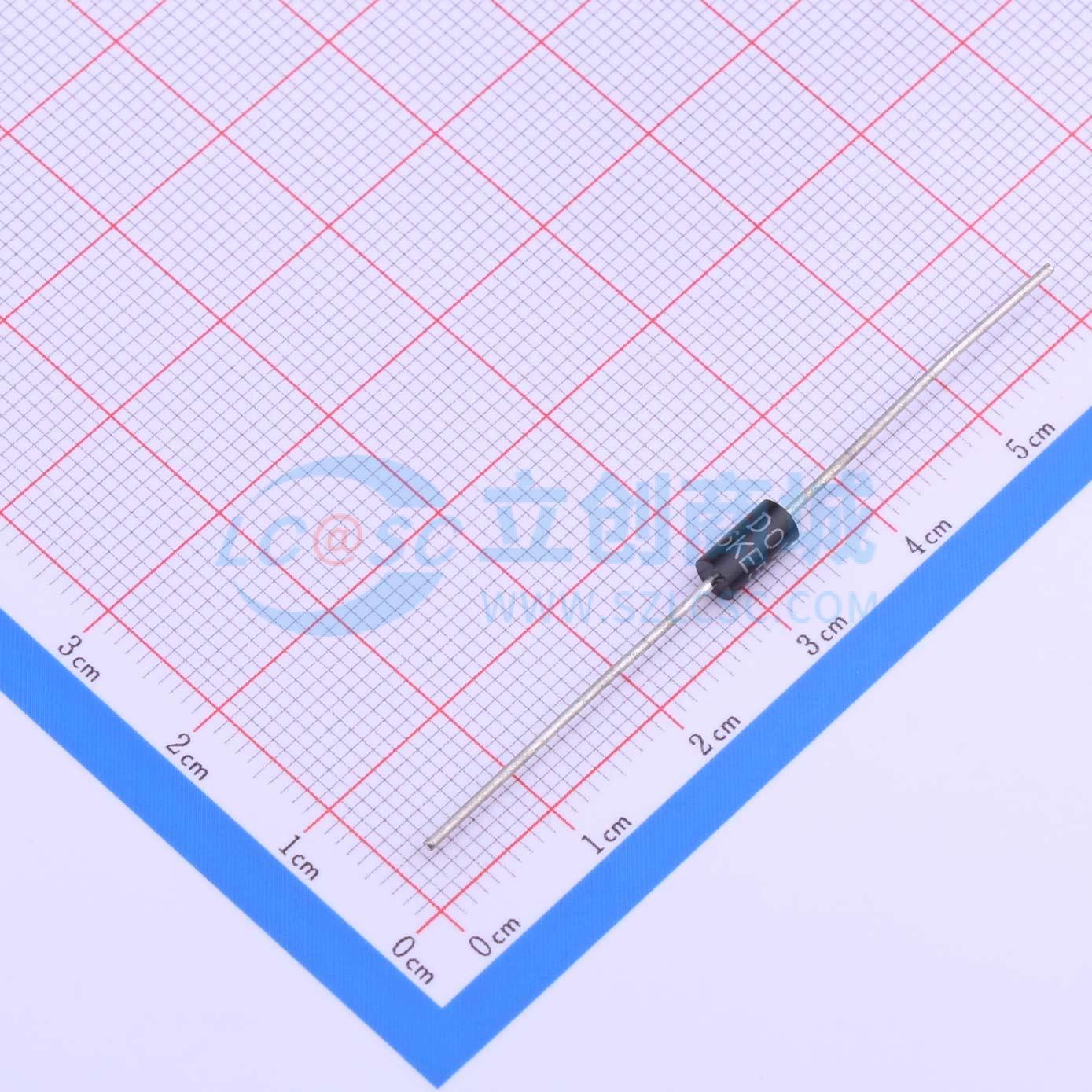 点击查看大图 P6KE56CA实物图