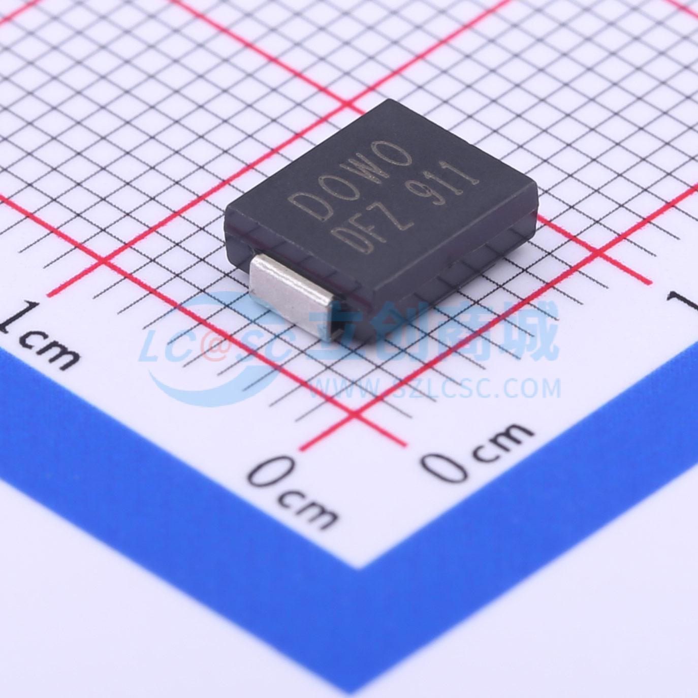 点击查看大图 SMDJ51CA实物图