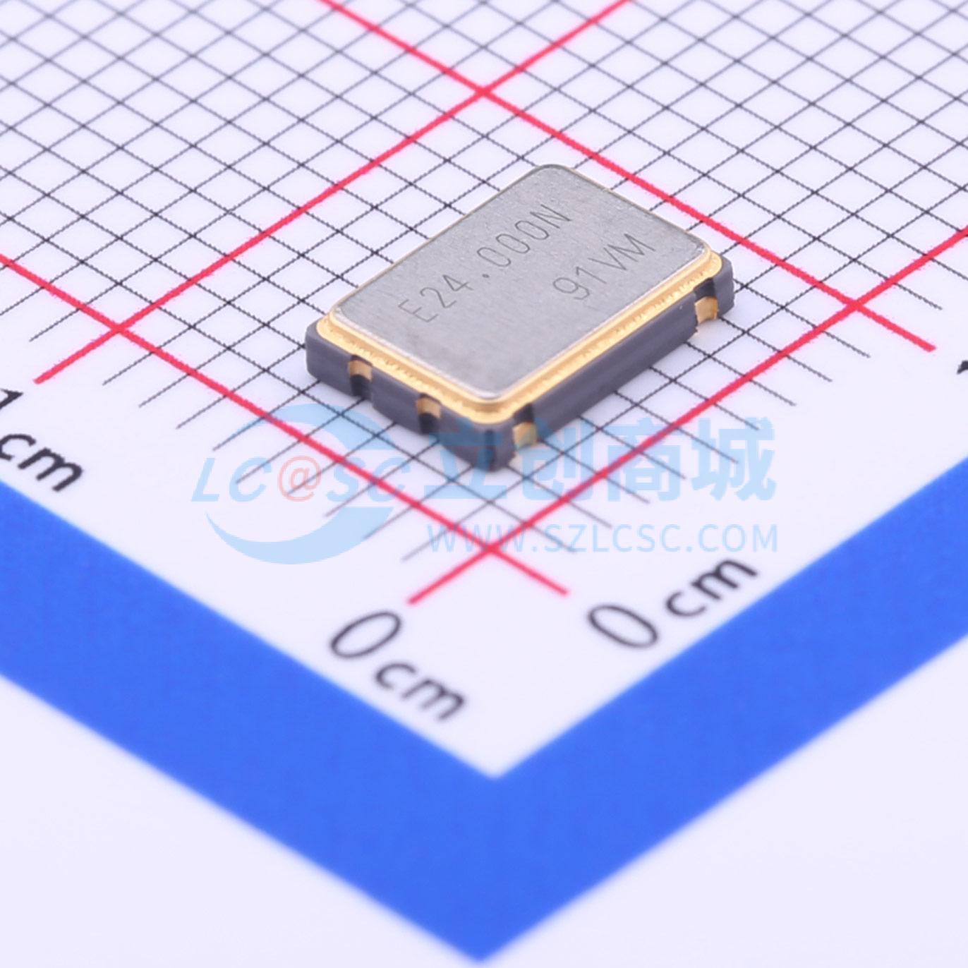 SG-8002CA 24.000000MHz PCB实物图