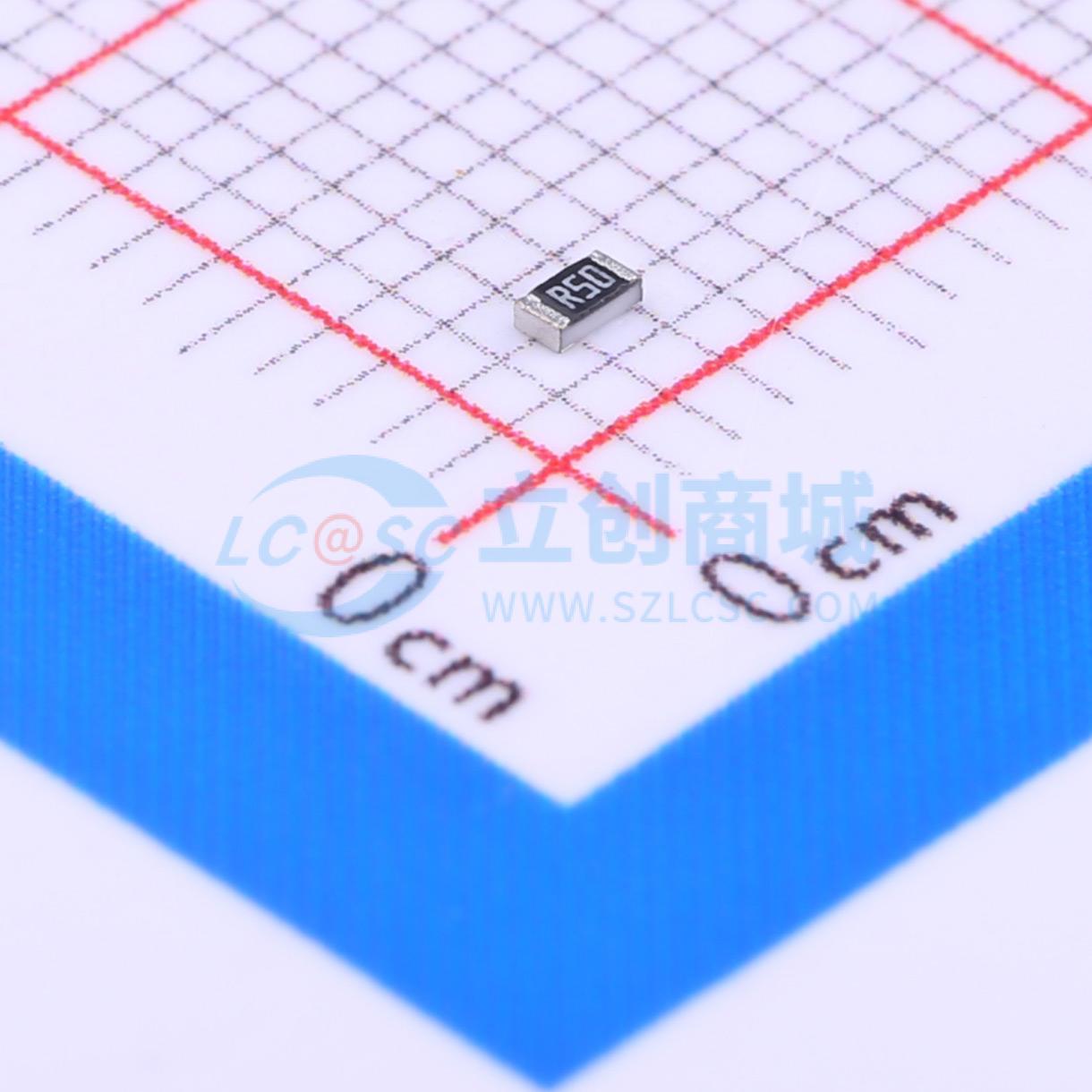 点击查看大图 RL0603FR-070R5L实物图