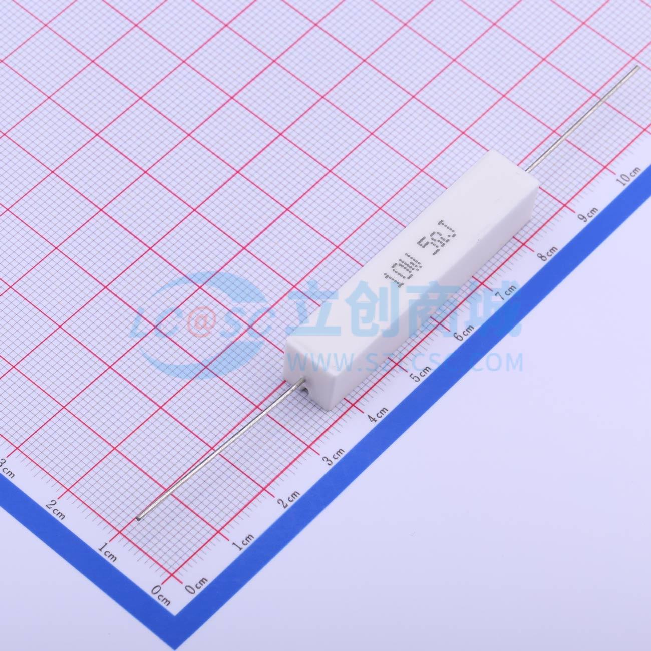 点击查看大图 CR-L10W-5Ω 5% P实物图