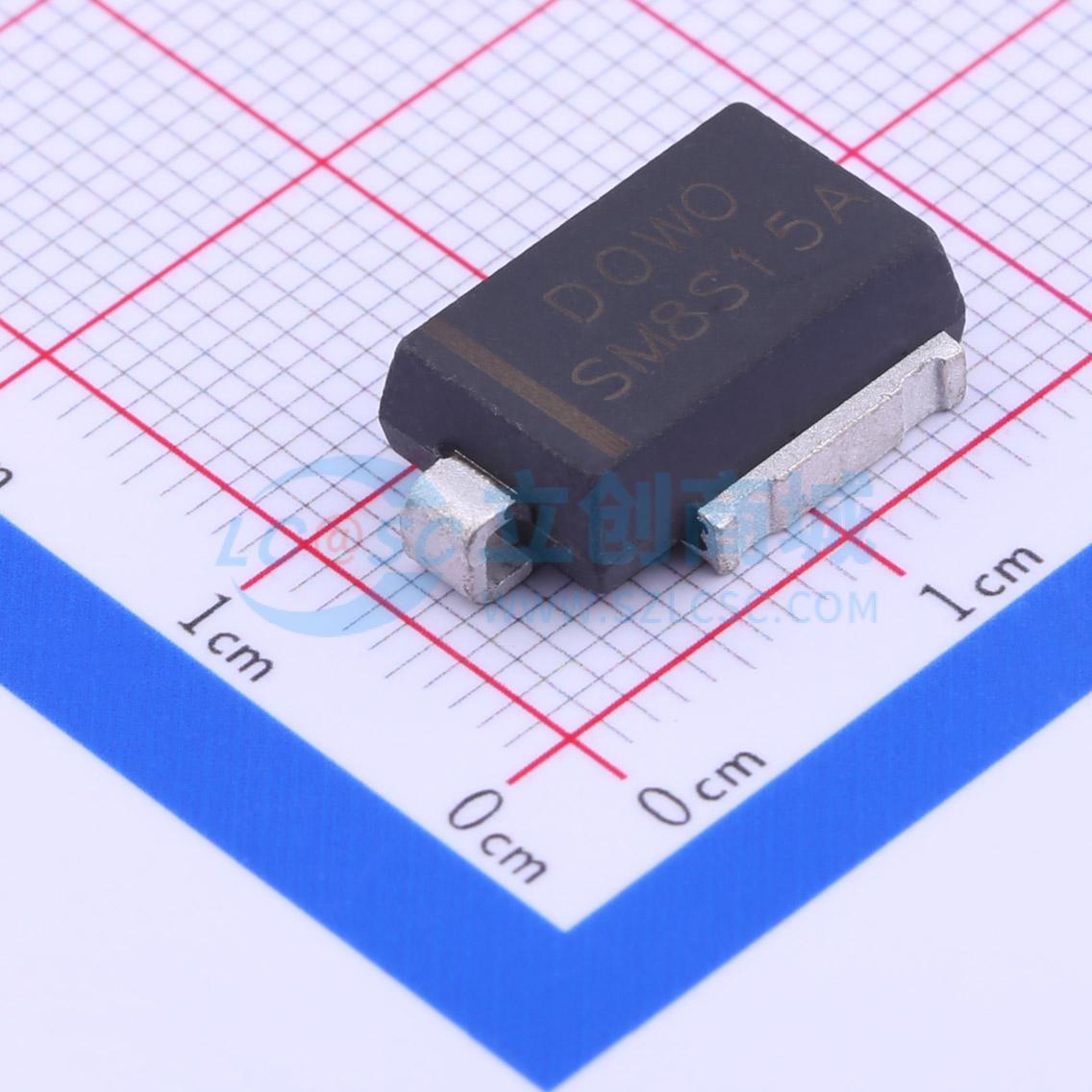 点击查看大图 SM8S15A实物图