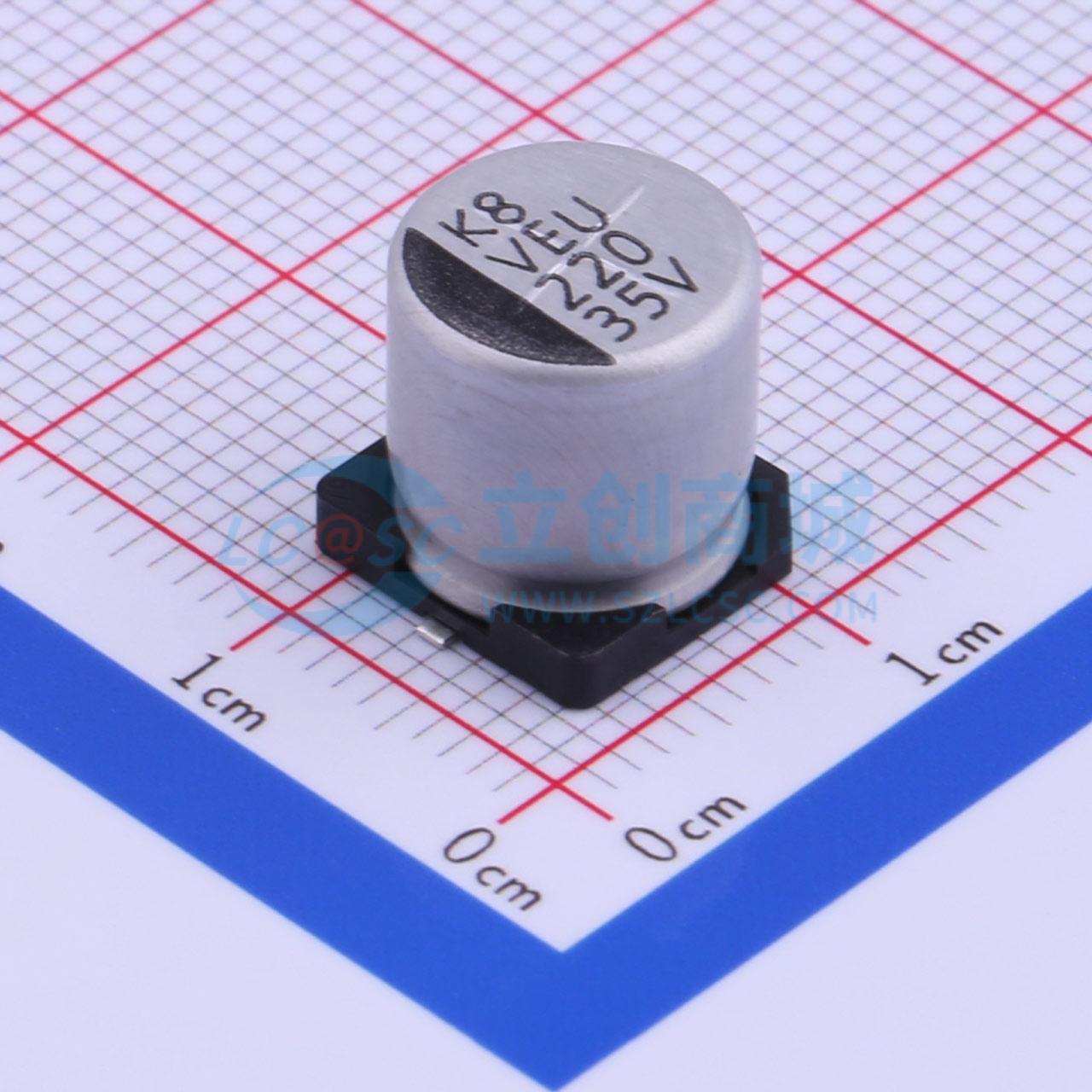 点击查看大图 VEU221M1VTR-1010实物图