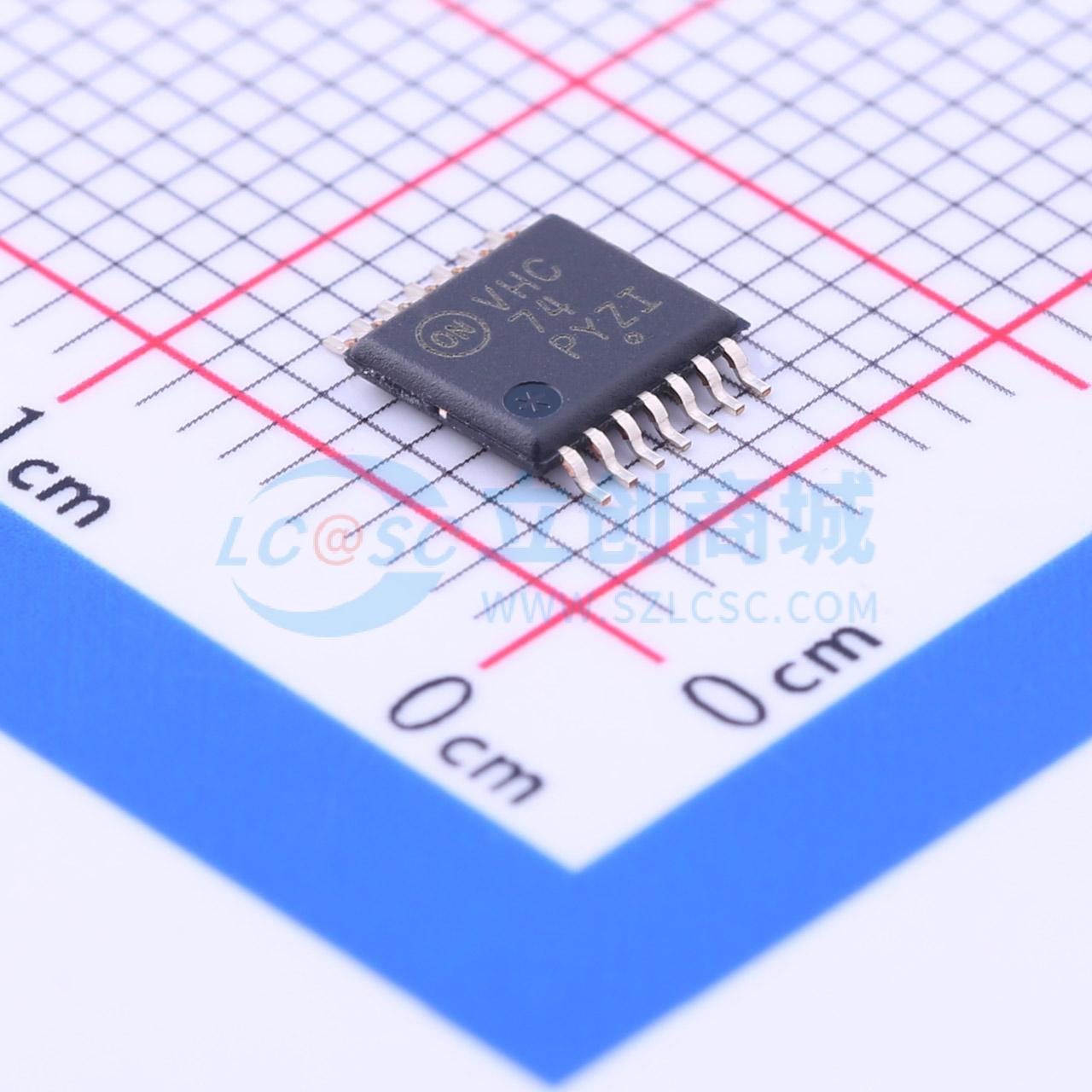 点击查看大图 MC74VHC74DTG实物图