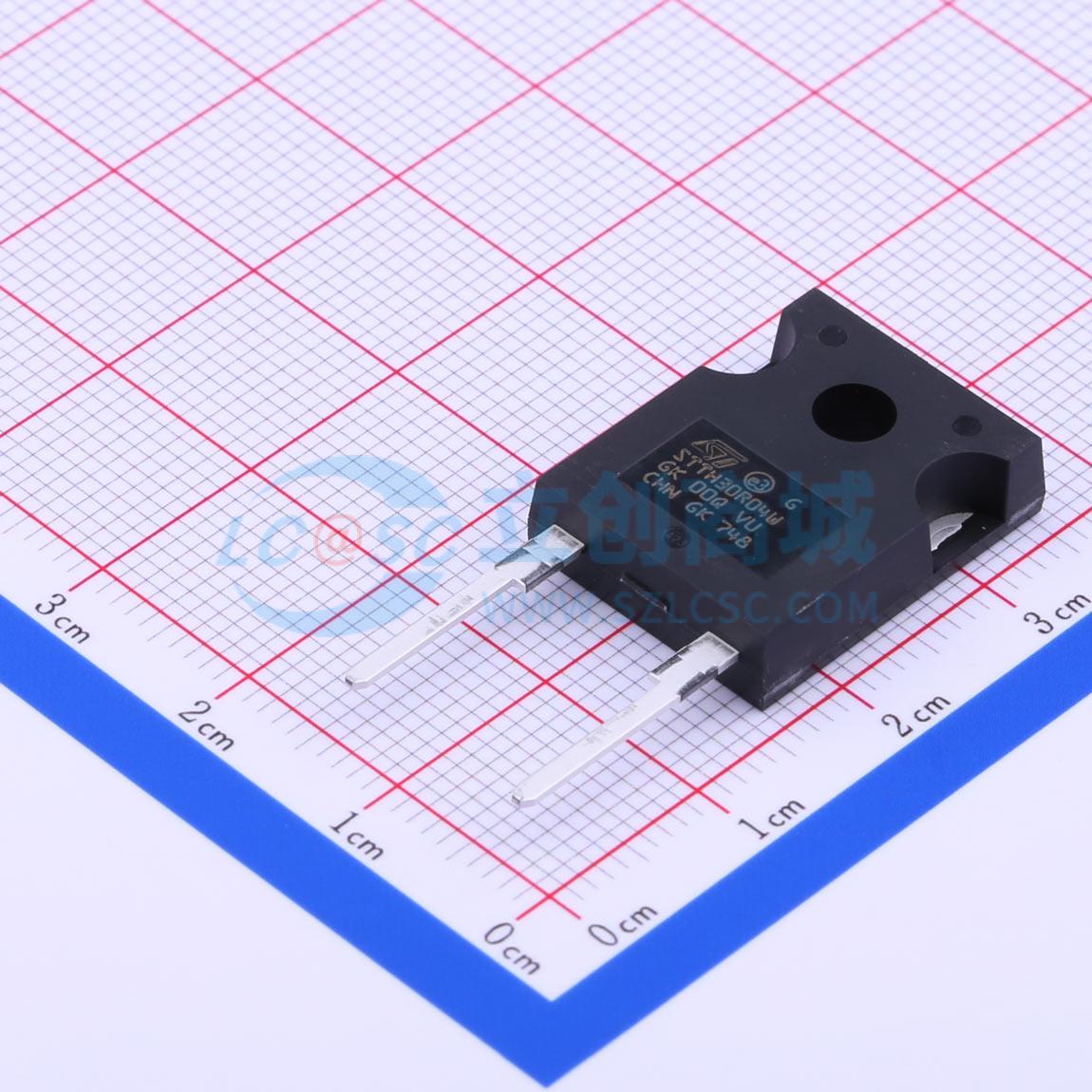 点击查看大图 STTH30R04W实物图