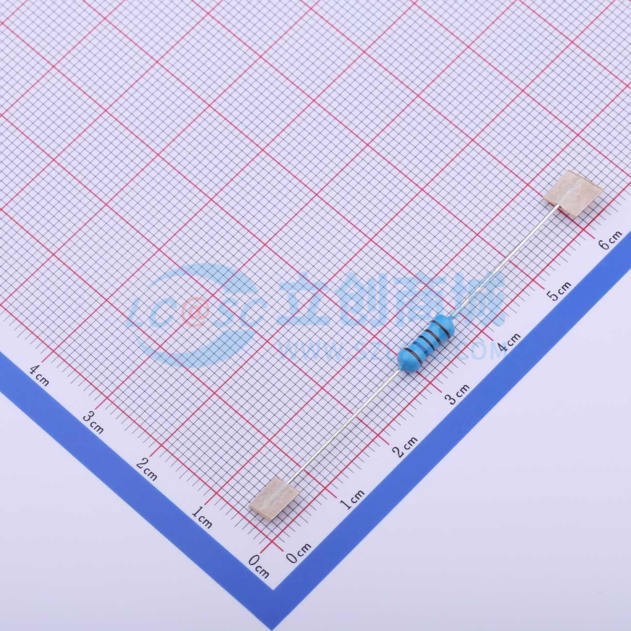 点击查看大图 RN1/2W1.6KΩFT/BA1实物图