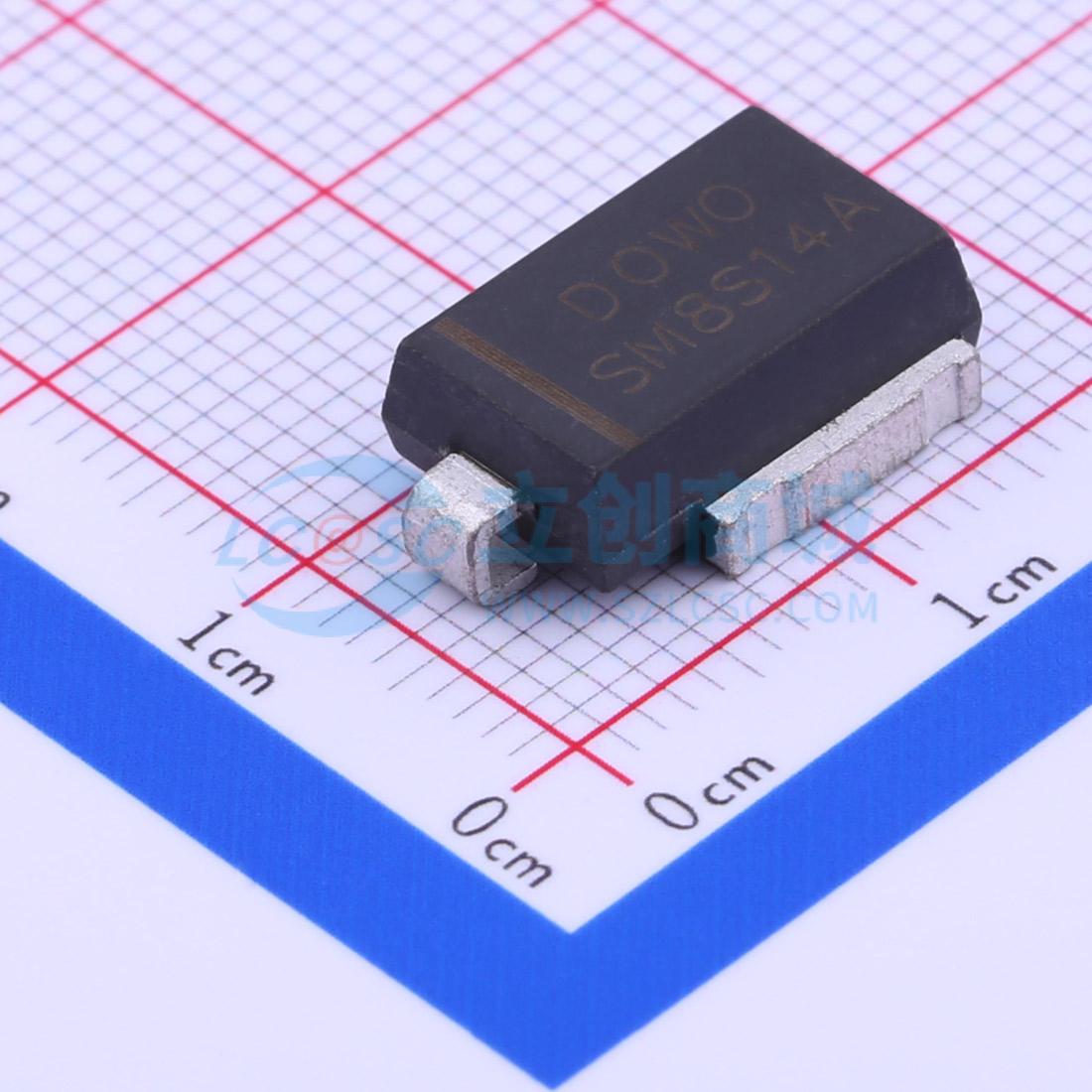 点击查看大图 SM8S14A实物图