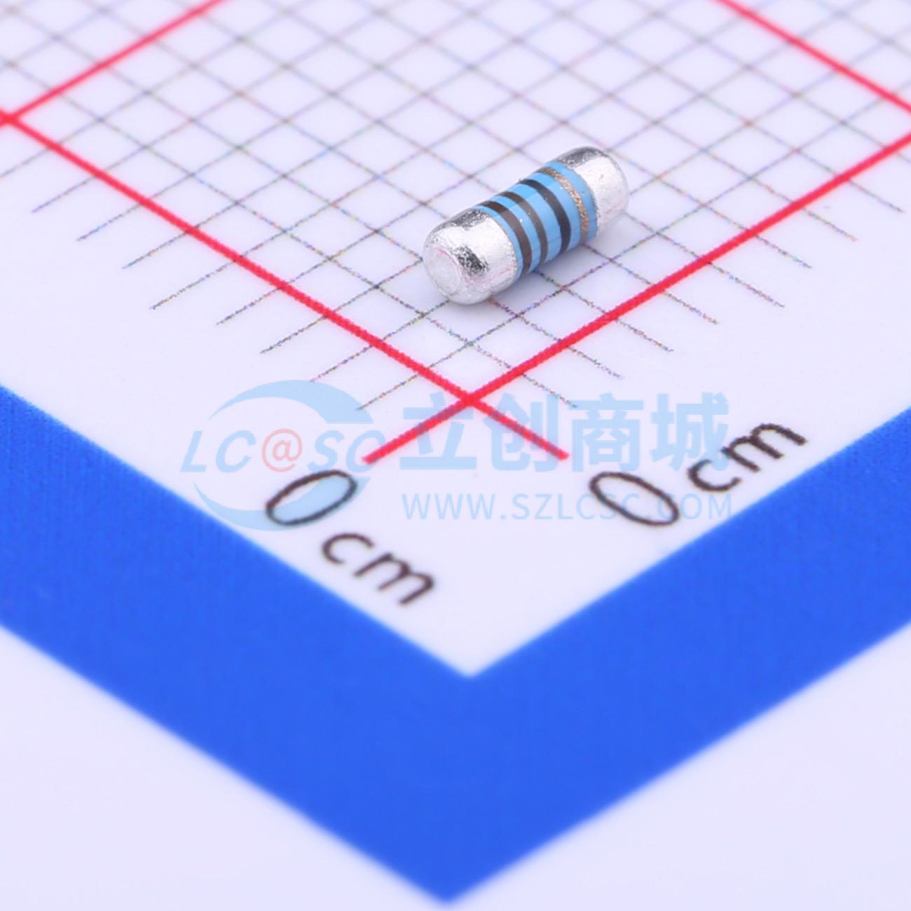 点击查看大图 MELF-MFR02041/4WS11ΩFT50实物图