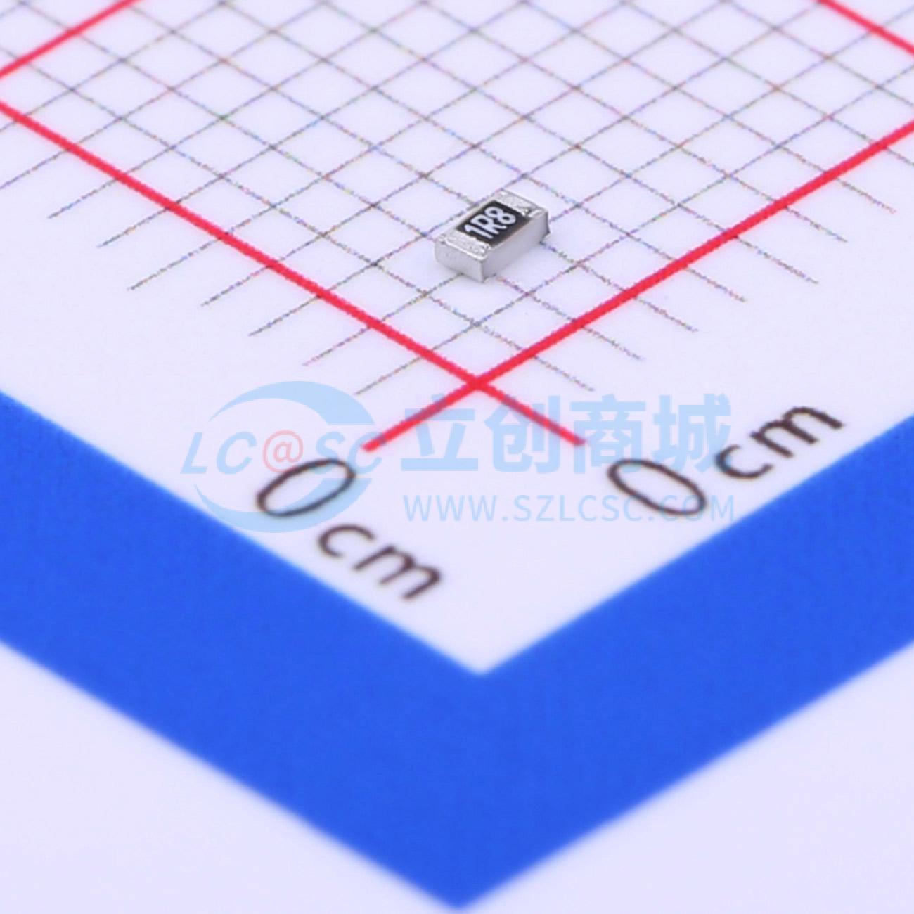 点击查看大图 WR06X1R8JTL实物图