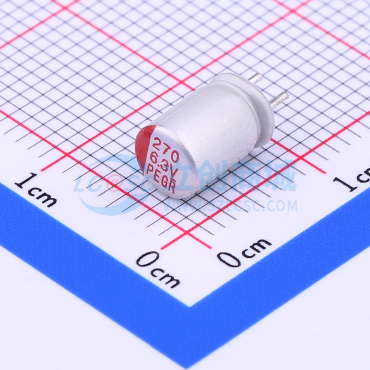 点击查看大图 PE0J271MC070Z28CR0实物图