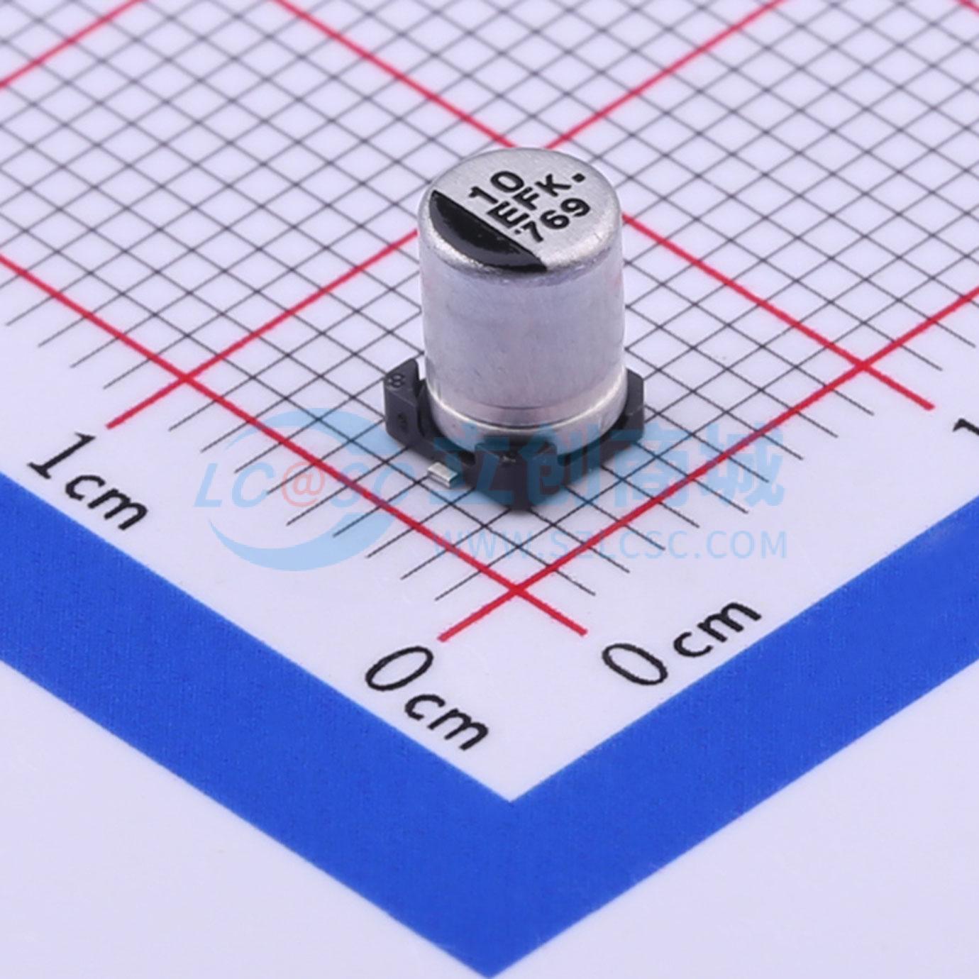 点击查看大图 EEEFK1E100AR实物图