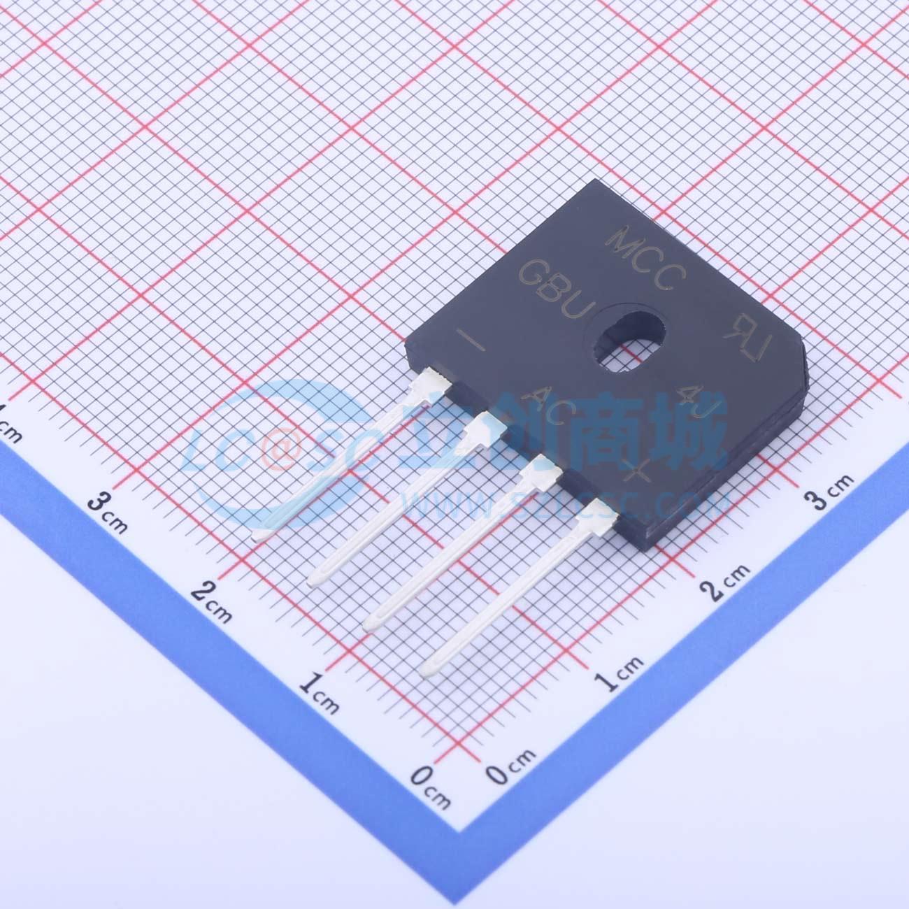 点击查看大图 GBU4J-BP实物图