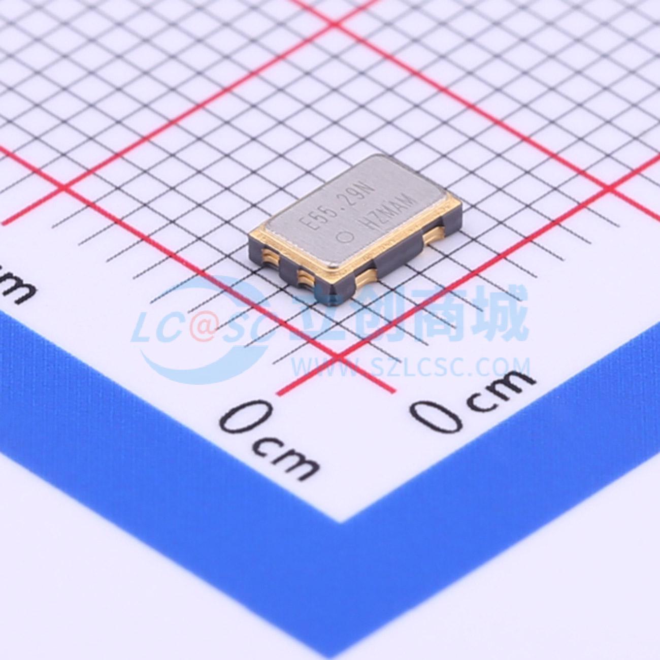 点击查看大图 SG-8018CB 55.296000MHz TJHSA实物图