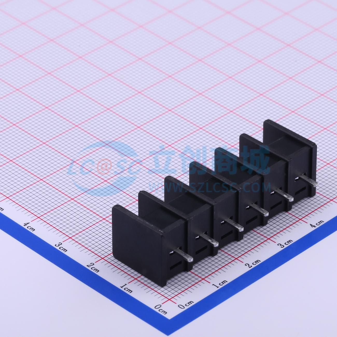 点击查看大图 DBT30C-7.62-6P-BK-P实物图