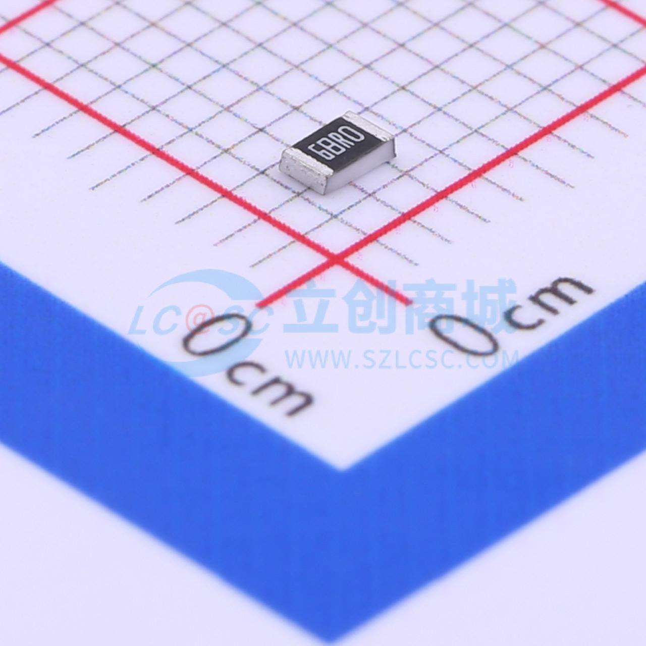 点击查看大图 RMC0805681%N实物图