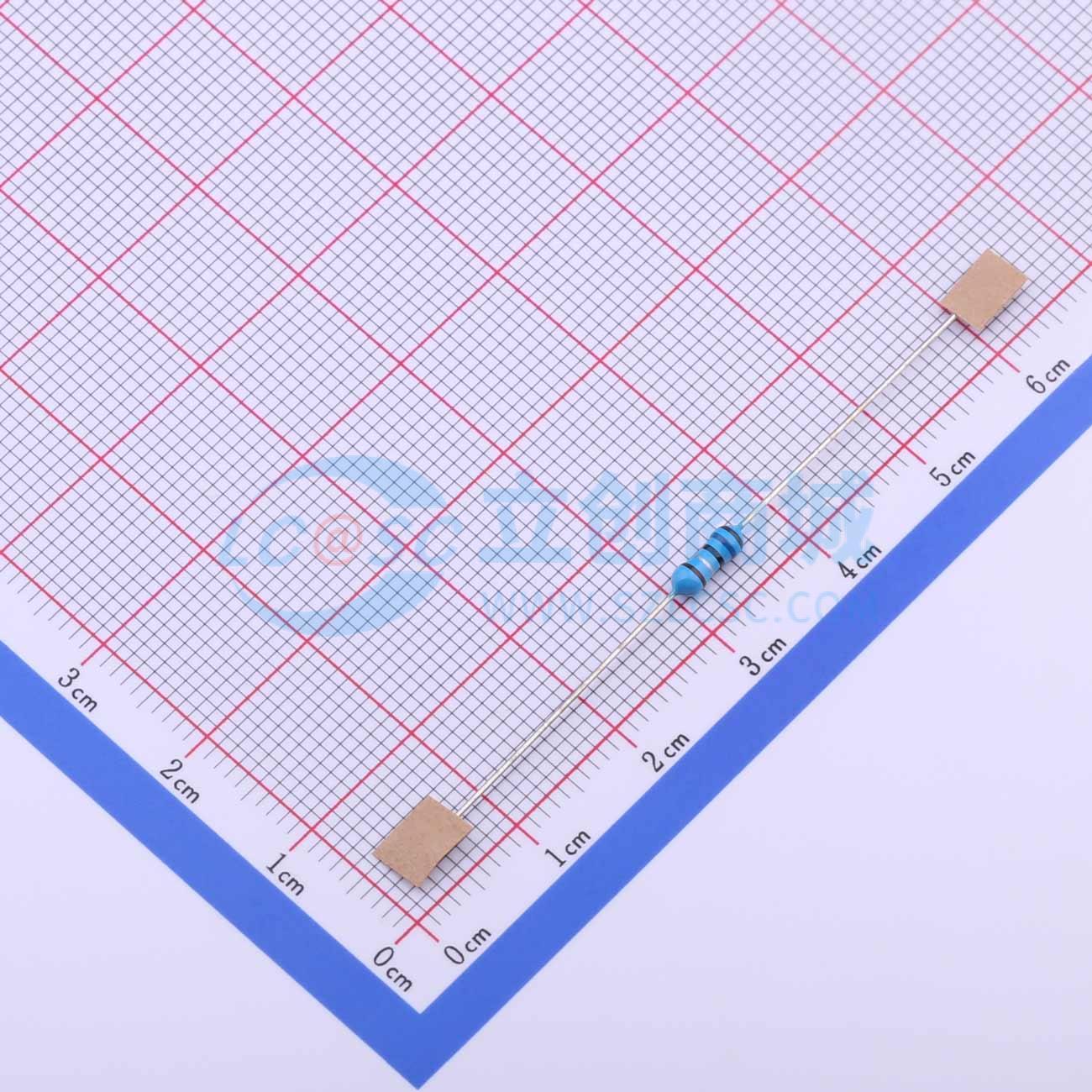 点击查看大图 RN 1/4W 1R6 F T/B A1实物图